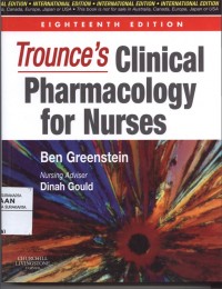 Trounce's clinical pharmacology for nurses Ed. 18
