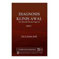 DIAGNOSIS KLINIS AWAL dari masalah menuju diagnosis