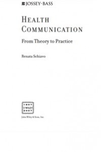 Health communication : from theory to practice. E BOOK.