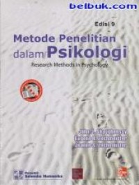 Metode Penelitian dalam Psikologi (Research Methods in Psychology) Ed.9