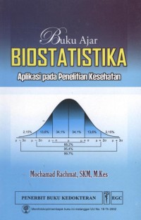 Buku ajar biostatiska : aplikasi pada penelitian kesehatan