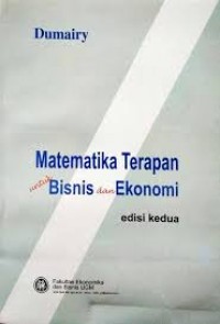 Matematika Terapan untuk Bisnis dan Ekonomi Ed.2